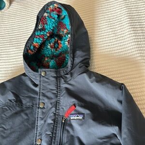 Boys Patagonia Inferno coat size 10 Sherpa lined